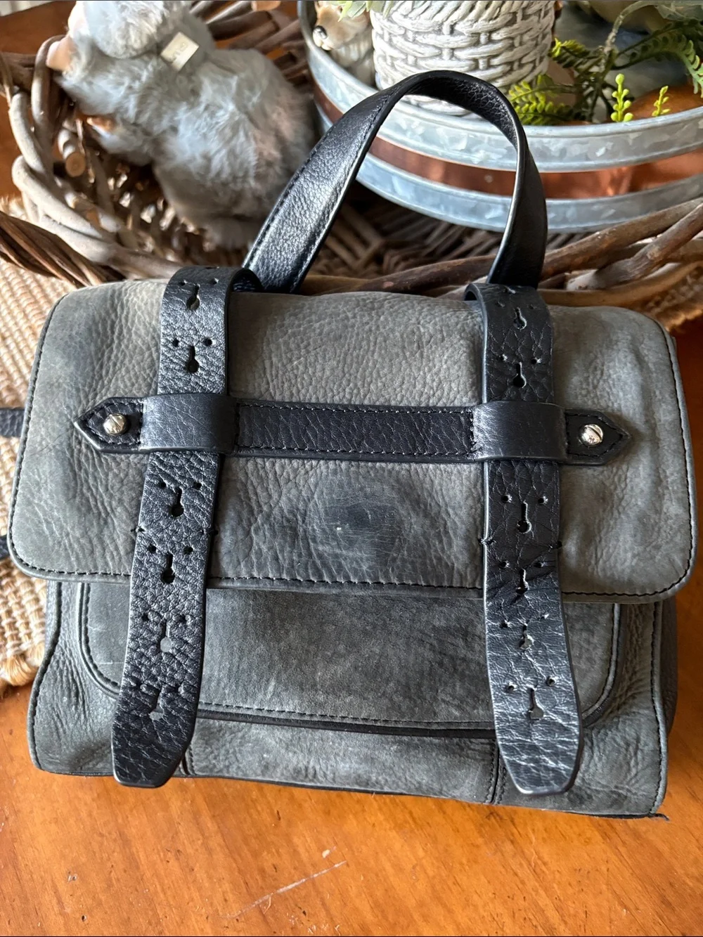 Aimee Kestenberg Lather Saddle Bag